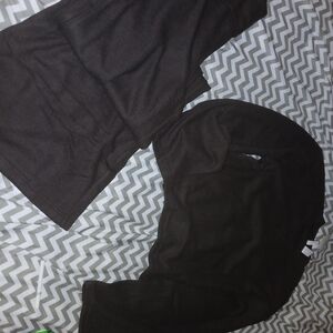 Divided Black Outfit Set